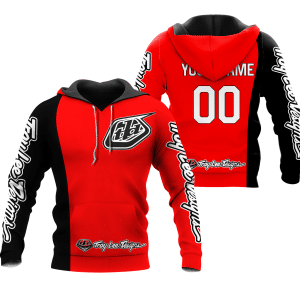CUSTOM NAME RACING | BLACK RED | TROYLEEDESIGNS
