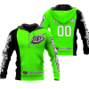 CUSTOM NAME RACING | BLACK GREEN | TROYLEEDESIGNS