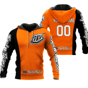 CUSTOM NAME RACING | BLACK ORANGE | TROYLEEDESIGNS