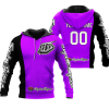 CUSTOM NAME RACING | BLACK PURPLE | TROYLEEDESIGNS