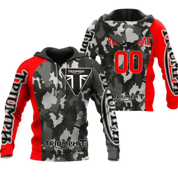 CUSTOM NAME RACING | RED CAMO | TRIUMPH