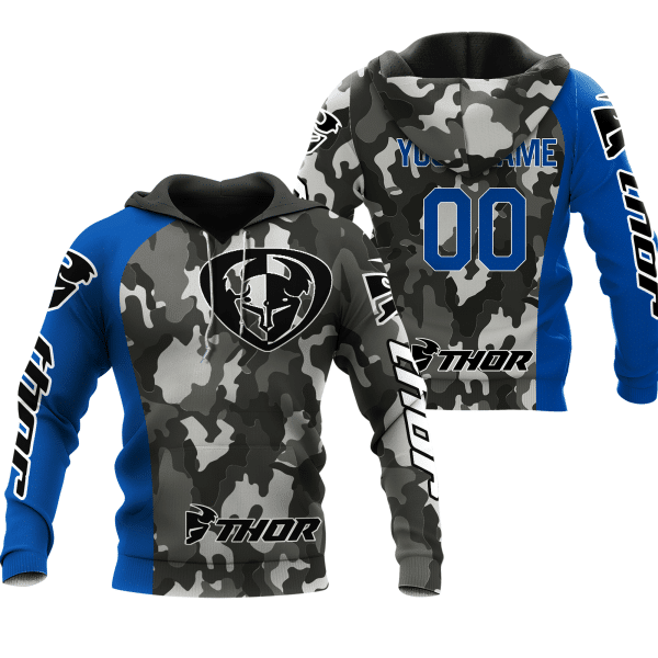CUSTOM NAME RACING | BLUE CAMO | THOR