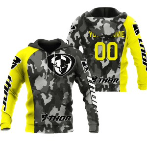 CUSTOM NAME RACING | YELLOW CAMO | THOR