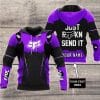 MOTOCROSS PERSONALIZED FX RACING V1 | COLOR PURPLE-BLACK