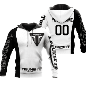 CUSTOM NAME RACING | BLACK-WHITE | TRIUMPH
