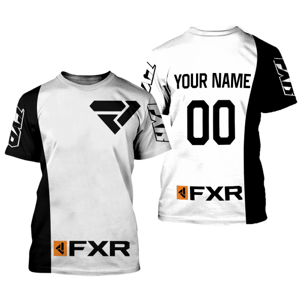 CUSTOM NAME RACING | BLACK-WHITE | FXR - Image 2