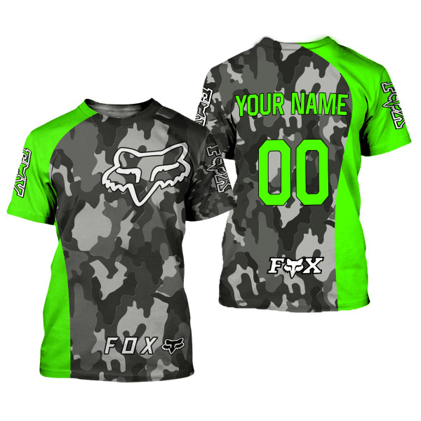 CUSTOM NAME RACING | GREEN CAMO | FOX RACING - Image 2