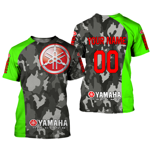 CUSTOM NAME RACING | GREEN CAMO | YAMAHA V2 - Image 2
