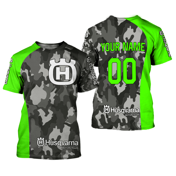 CUSTOM NAME RACING | GREEN CAMO | HUSQVARNA - Image 2