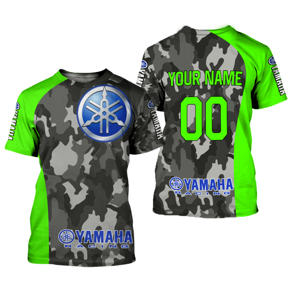 CUSTOM NAME RACING | GREEN CAMO | YAMAHA V1 - Image 2