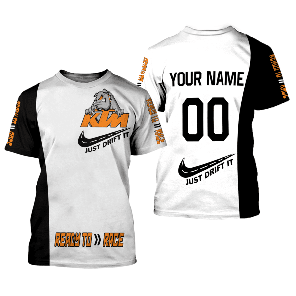 CUSTOM NAME RACING | BLACK-WHITE | KTM - Image 2