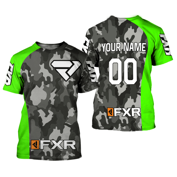 CUSTOM NAME RACING | GREEN CAMO | FXR - Image 2