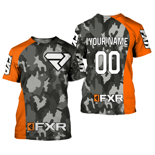 CUSTOM NAME RACING | ORANGE CAMO | FXR - Image 2