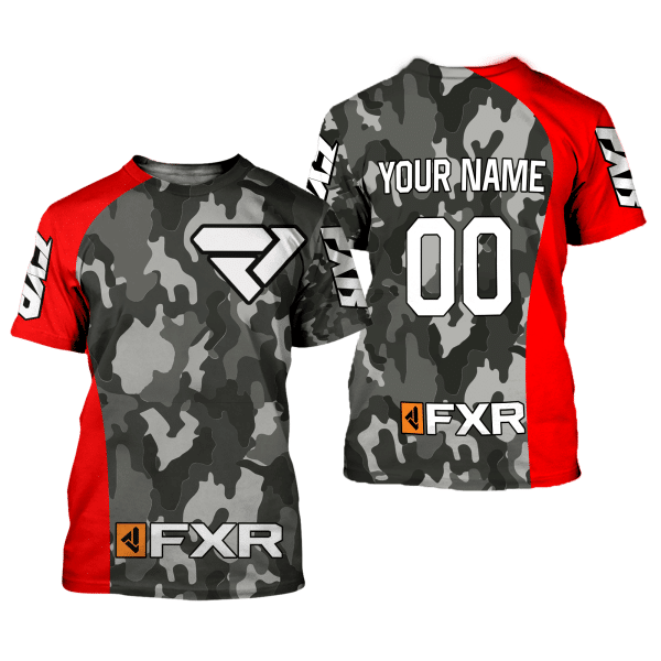 CUSTOM NAME RACING | RED CAMO | FXR - Image 2