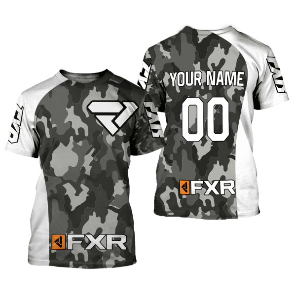 CUSTOM NAME RACING | WHITE CAMO | FXR - Image 2