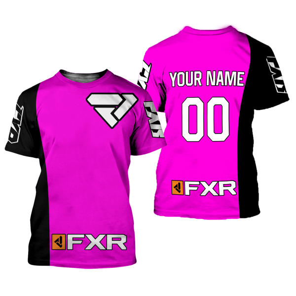CUSTOM NAME RACING | BLACK-PINK| FXR - Image 2