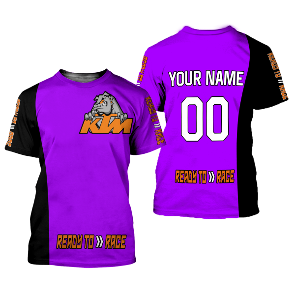 CUSTOM NAME RACING | BLACK-PURPLE | KTM - Image 2
