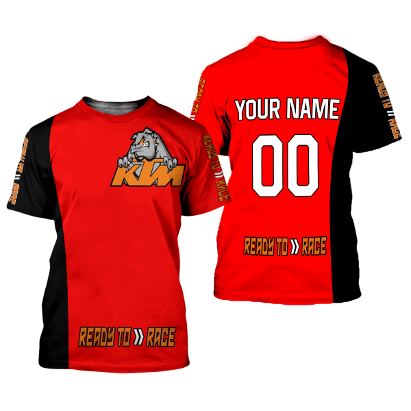 CUSTOM NAME RACING | BLACK-RED | KTM - Image 2