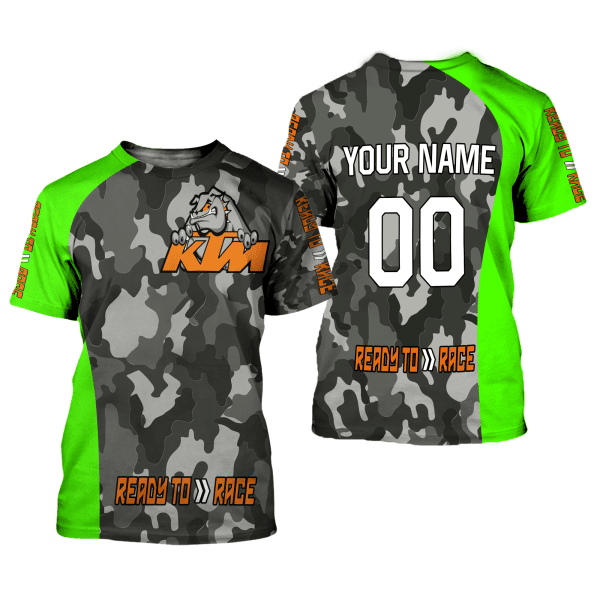 CUSTOM NAME RACING | GREEN CAMO | KTM V2 - Image 2
