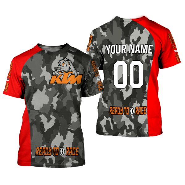 CUSTOM NAME RACING | RED CAMO | KTM V2 - Image 2