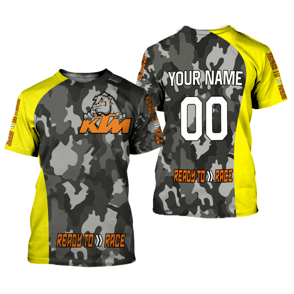 CUSTOM NAME RACING | YELLOW CAMO | KTM V2 - Image 2