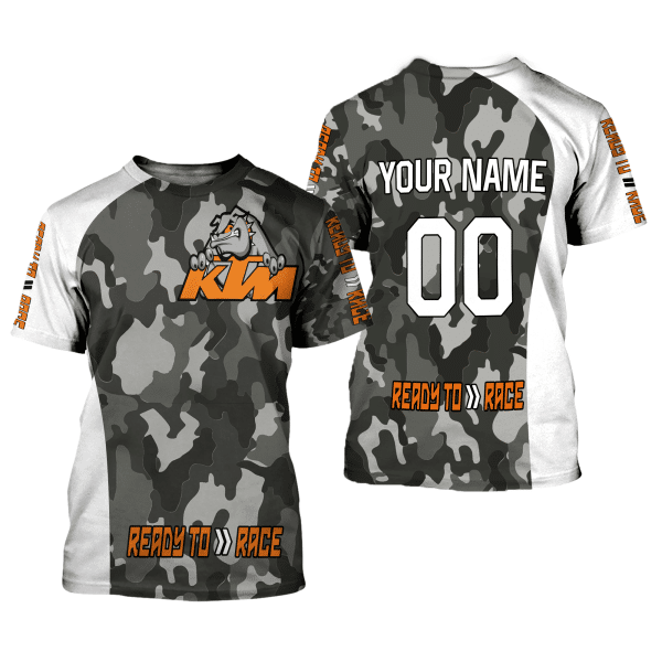 CUSTOM NAME RACING | WHITE CAMO | KTM - Image 2