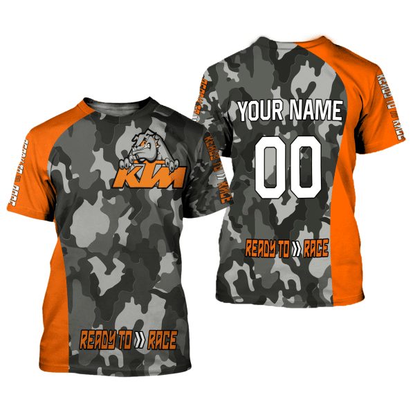 CUSTOM NAME RACING | ORANGE CAMO | KTM - Image 2