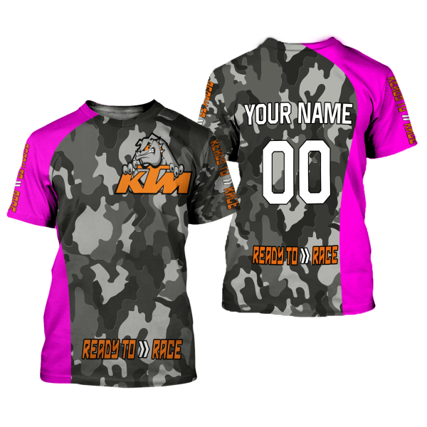 CUSTOM NAME RACING | PINK CAMO | KTM - Image 2