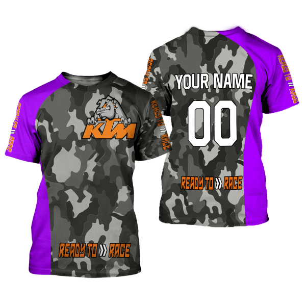 CUSTOM NAME RACING | PURPLE CAMO | KTM - Image 2