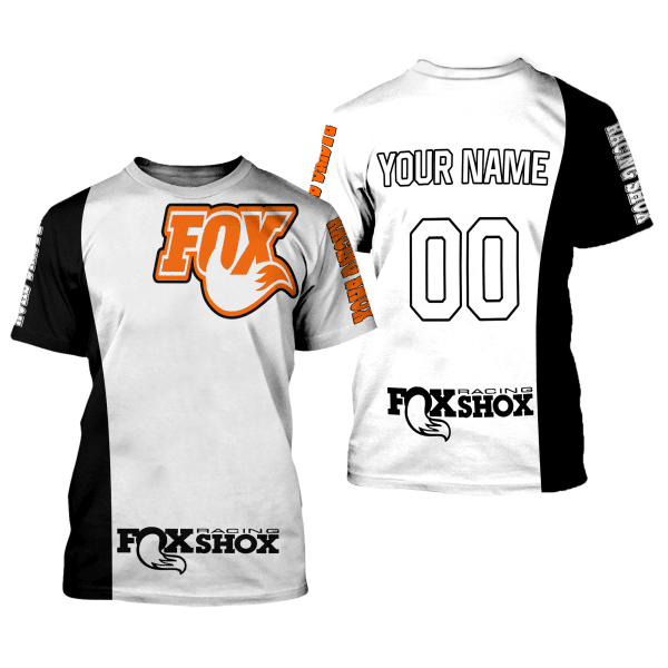 CUSTOM NAME RACING | BLACK WHITE | FOX RACING - Image 2