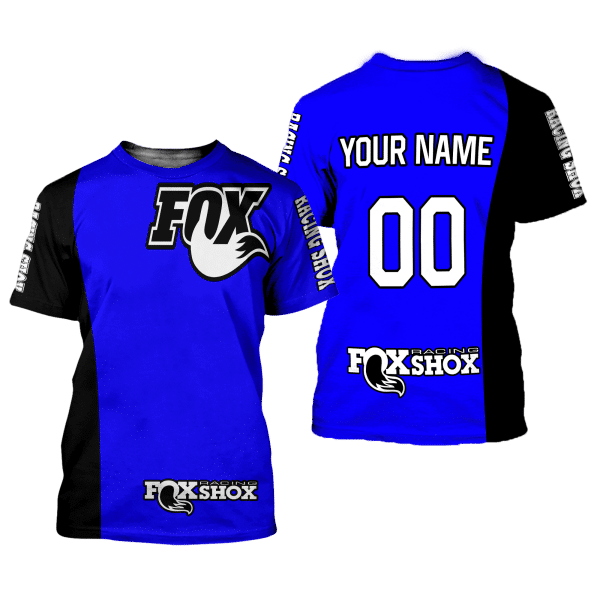 CUSTOM NAME RACING | BLACK BLUE | FOX RACING - Image 2