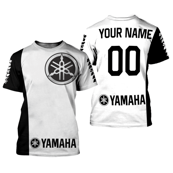 CUSTOM NAME RACING | BLACK-WHITE | YAMAHA BANSHEE - Image 2