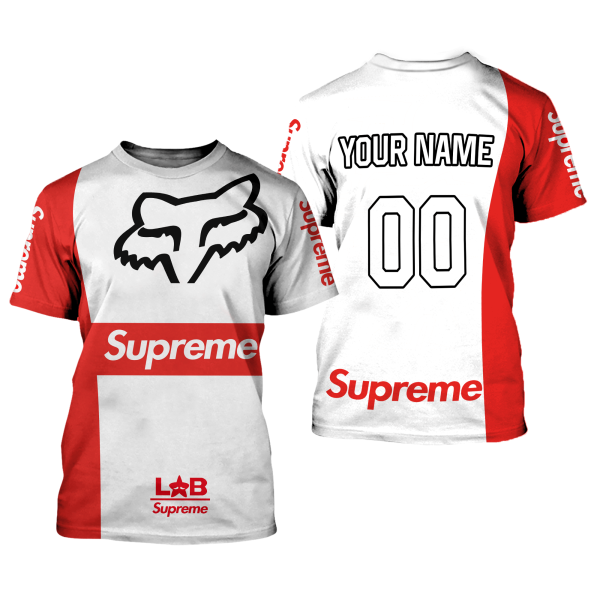 CUSTOM NAME RACING | RED WHITE | FOX RACING - Image 2