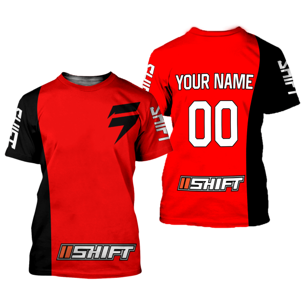 CUSTOM NAME RACING | BLACK-RED | SHIFT - Image 2