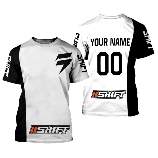 CUSTOM NAME RACING | BLACK-WHITE | SHIFT - Image 2
