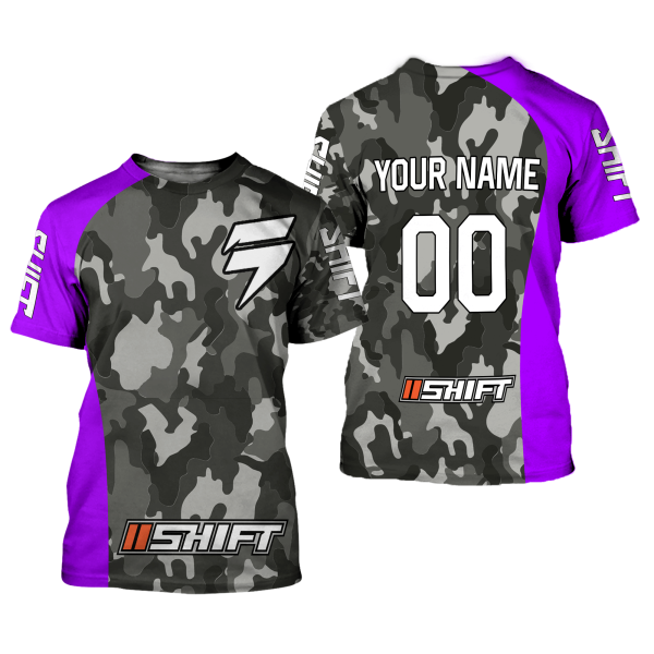 CUSTOM NAME RACING | PURPLE CAMO | SHIFT - Image 2