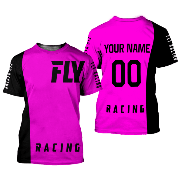 CUSTOM NAME RACING | BLACK-PINK | FLY RACING - Image 2