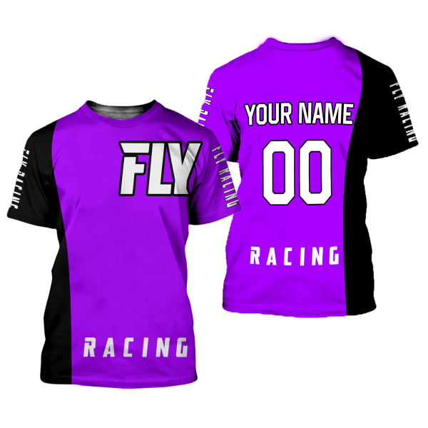 CUSTOM NAME RACING | BLACK-PURPLE | FLY RACING - Image 2