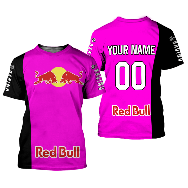 CUSTOM NAME RACING | BLACK-PINK | REDBULL - Image 2