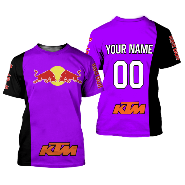 CUSTOM NAME RACING | BLACK-PURPLE | REDBULL KTM - Image 2