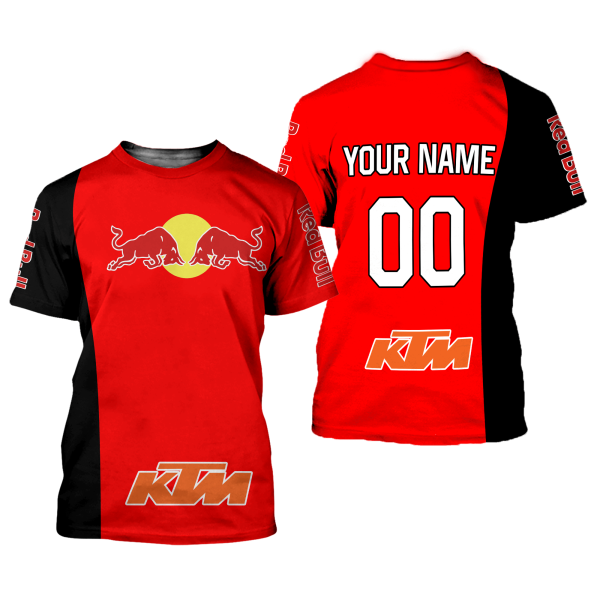 CUSTOM NAME RACING | BLACK-RED | REDBULL KTM - Image 2