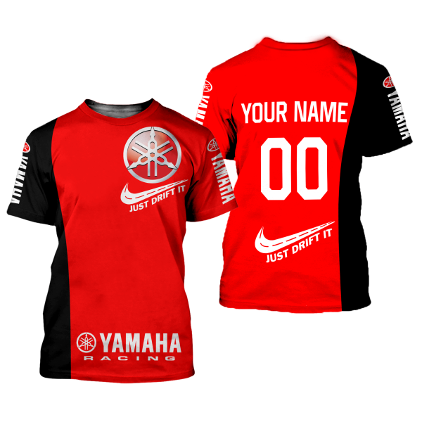 CUSTOM NAME RACING | BLACK-RED | YAMAHA - Image 2