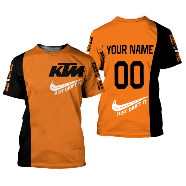 CUSTOM NAME RACING | BLACK-ORANGE | KTM V2 - Image 2