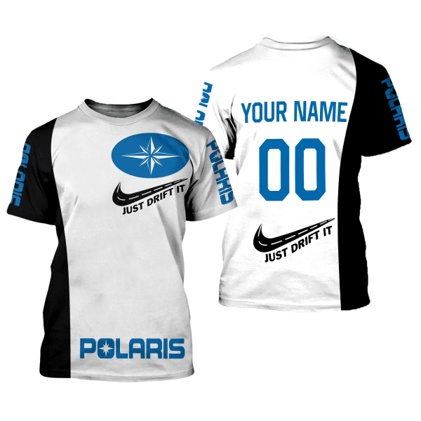 CUSTOM NAME RACING | BLACK-WHITE | POLARIS V2 - Image 2