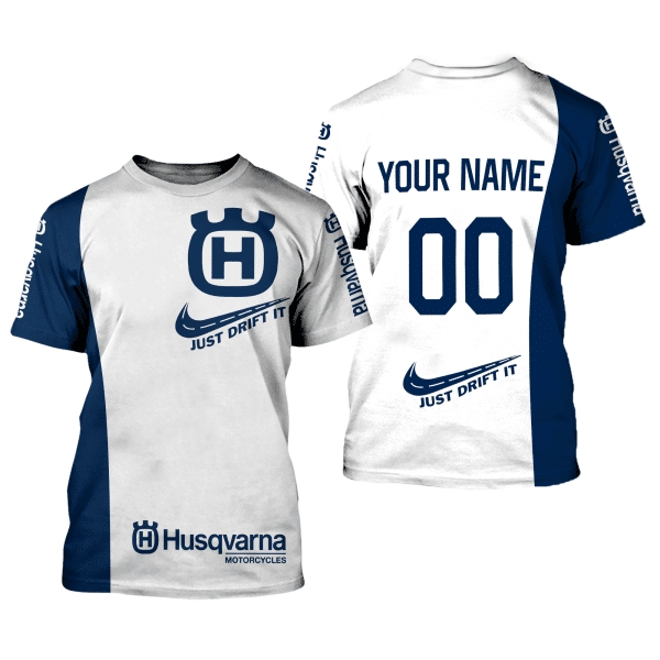 CUSTOM NAME RACING | BLUE-WHITE | HUSQVARNA - Image 2
