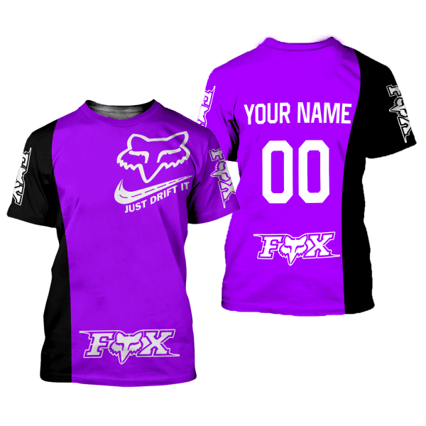 CUSTOM NAME RACING | BLACK-PURPLE | FOX RACING - Image 2
