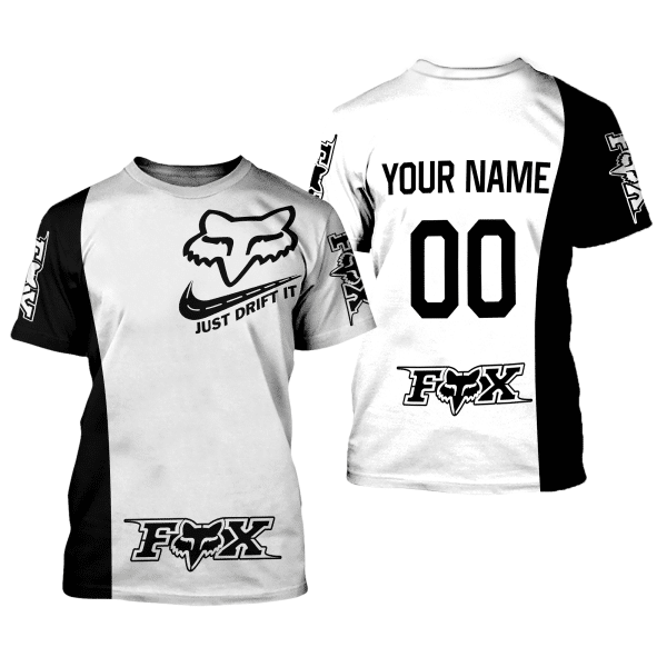 CUSTOM NAME RACING | BLACK-WHITE | FOX RACING - Image 2