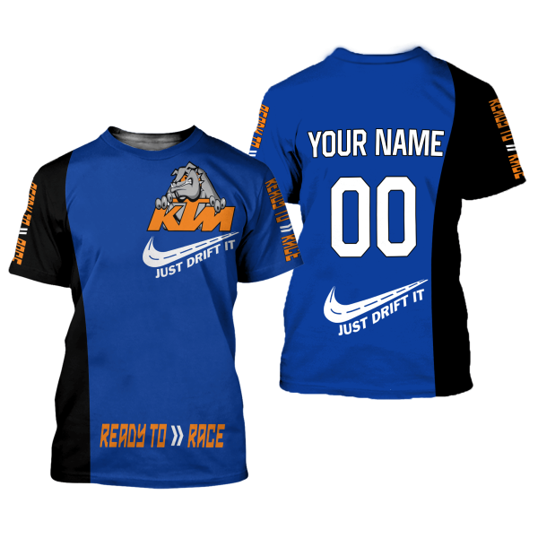CUSTOM NAME RACING | BLACK-BLUE | KTM - Image 2