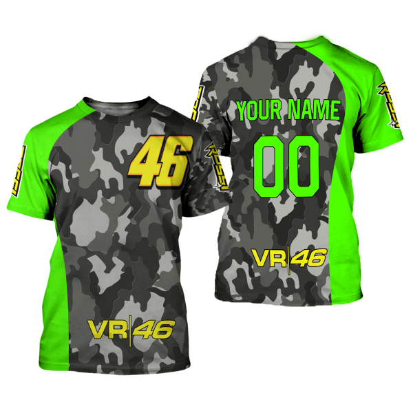 CUSTOM NAME RACING | GREEN CAMO | 46VR - Image 2