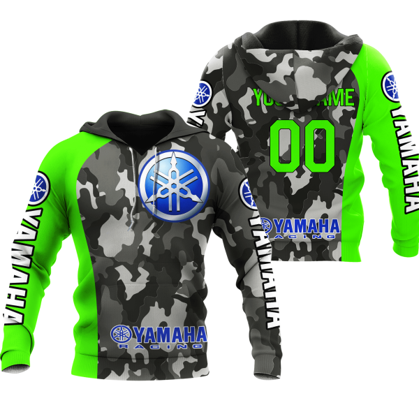 CUSTOM NAME RACING | GREEN CAMO | YAMAHA V1